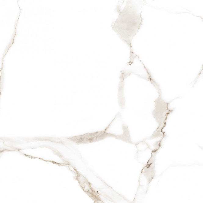 Carrara white polished 80x80
