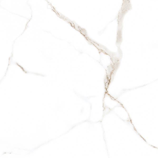 Carrara white polished 80x80