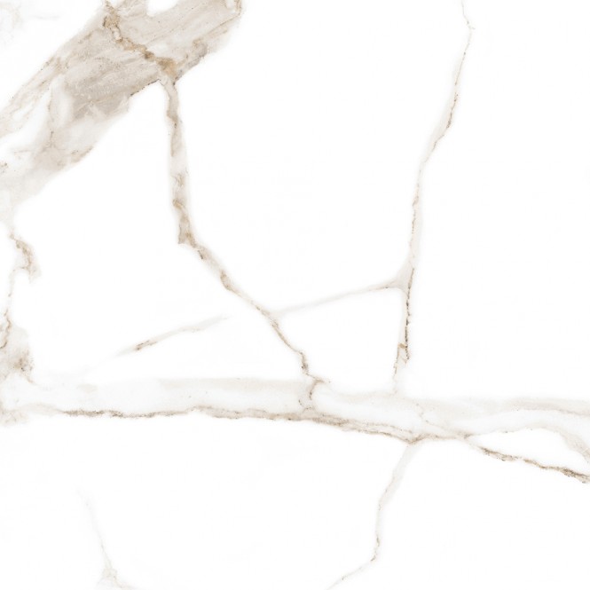 Carrara white polished 80x80