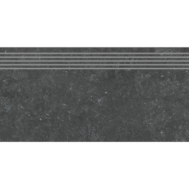 Inversion 01 black matt stopnica R10 30x60